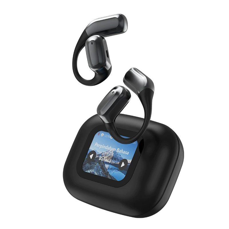 Открытые Bluetooth-наушники A16, беспроводные, двухканальные, игровой уровень шумоподавления, черный/бежевый