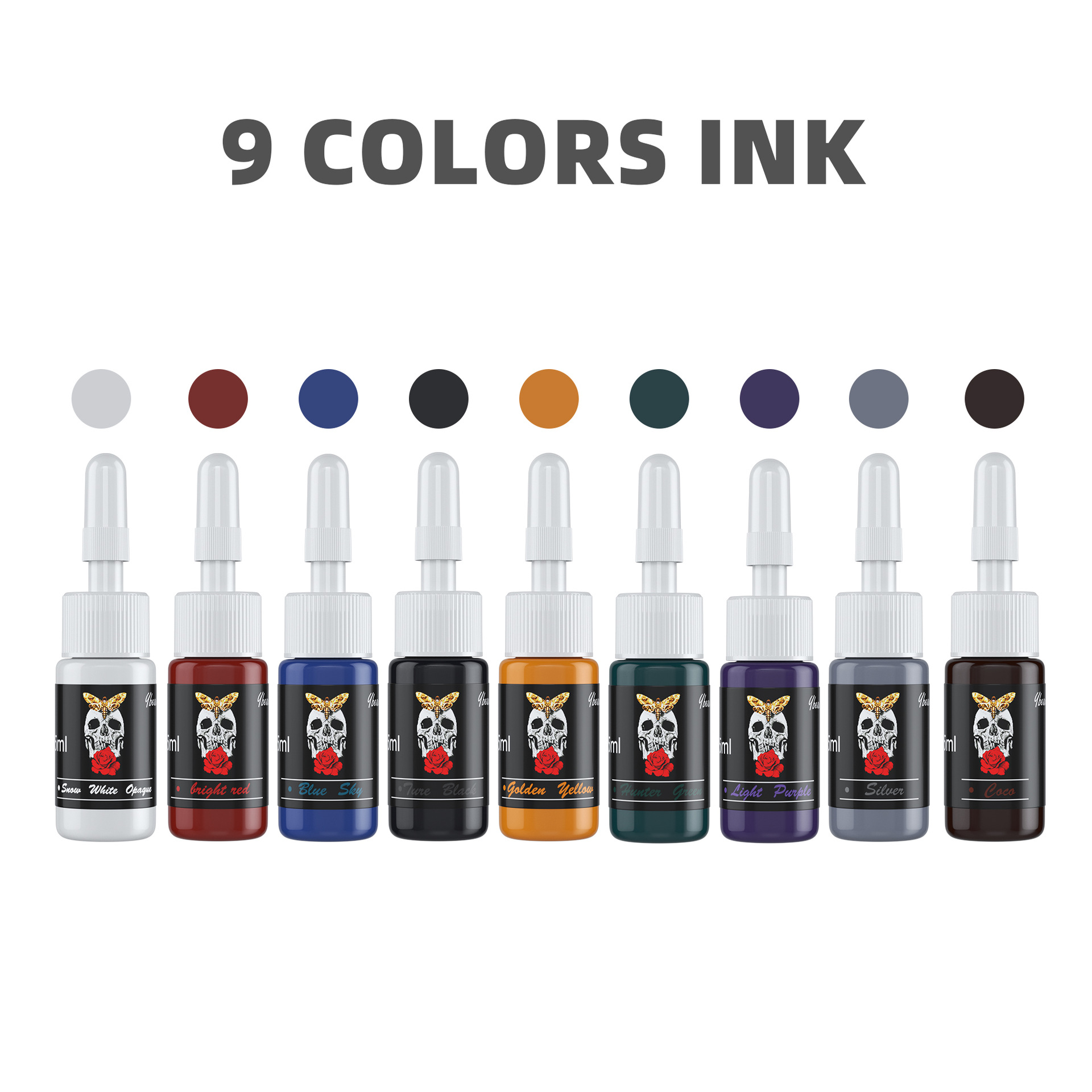 9 colores
