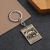 Wholesale One Piece Luffy Straw Hat Woods Wanted Key Buckle Chain Grass Hat Skeleton Signing Sauron Scene Small Gifts