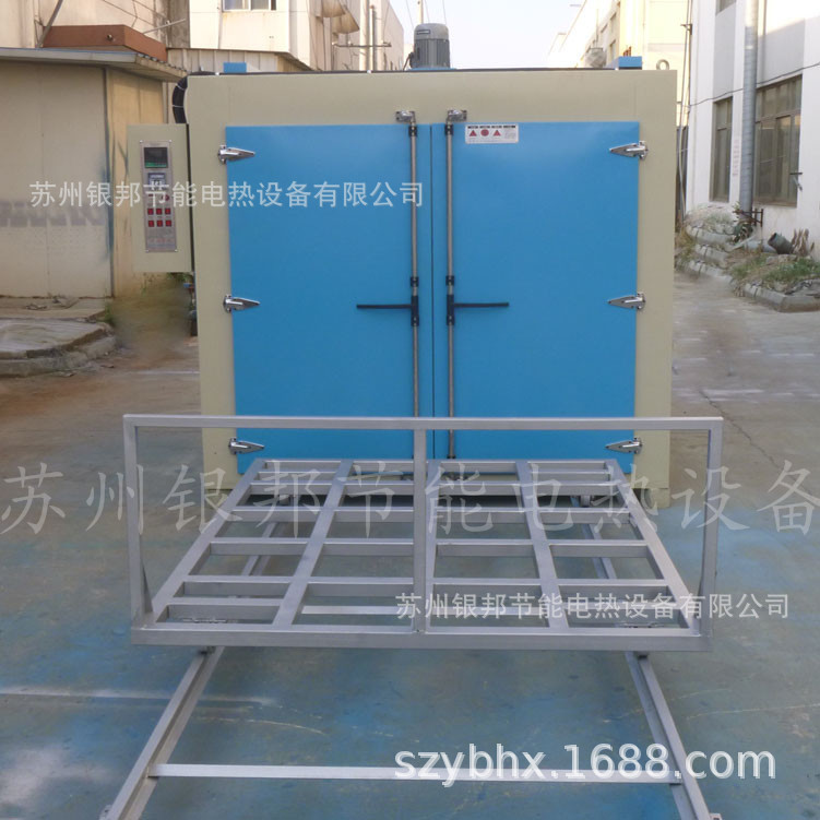 工字钢轨道式电机烘箱 电机定子线圈浸漆烘箱 电机转子树脂固化炉