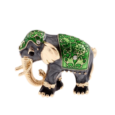 Horse, Penguin Brooch, Enamel Fashion: Yaxa sancaqları - style-18