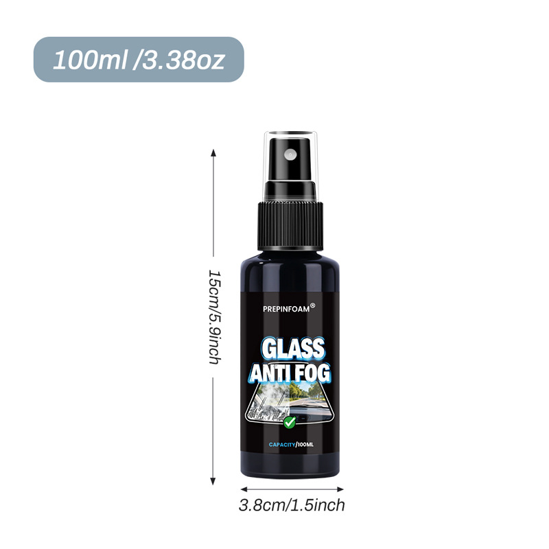 Prepinfoam-P36 Car Glass Anti-Fog Agent for Rearview Mirrors and Window Glass, Anti-Fog and Anti-Rain, Exclusively for Cross-Border Supply