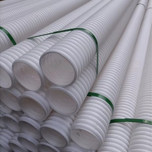 HDPE double-wall corrugated pipe perforated corrugated pipe prestressed corrugated pipe factory construction method
