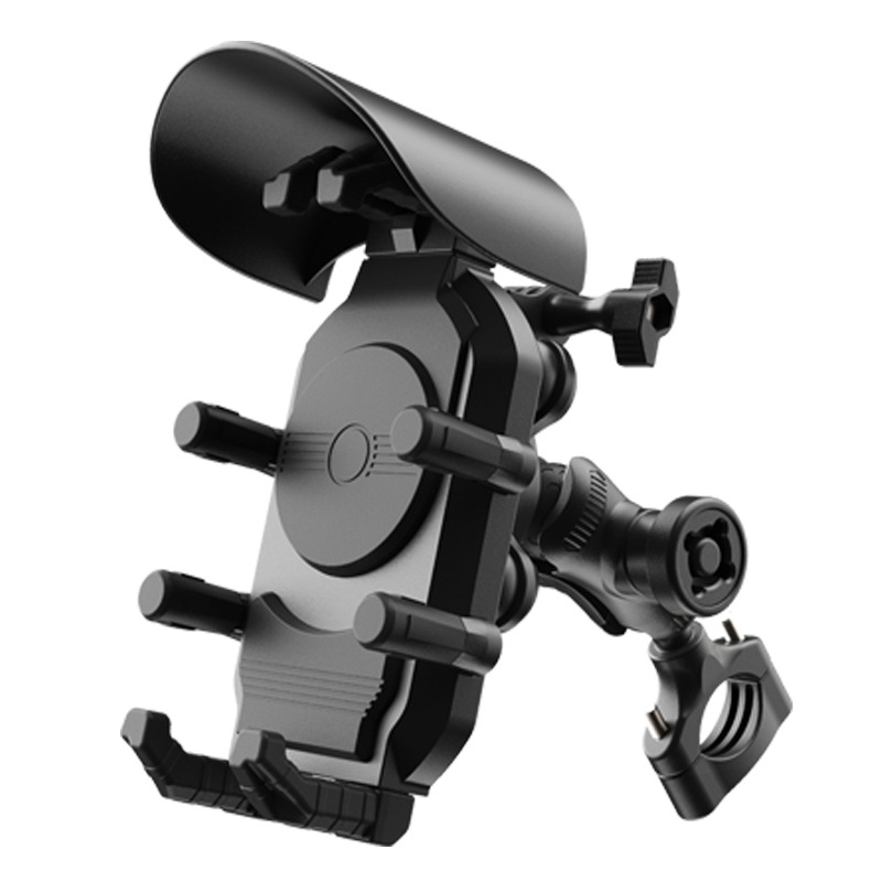 Carga rápida inalámbrica A + C motocicleta antichoque antivibración para llevar soporte de teléfono móvil piloto soporte de navegación de teléfono móvil para automóviles eléctricos