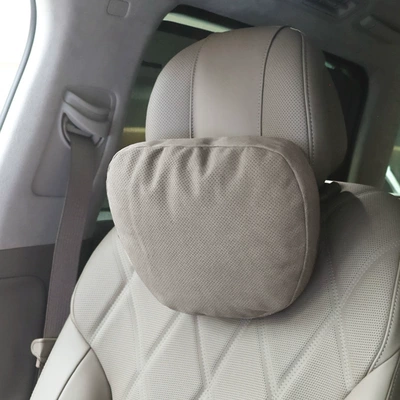 Headrest – Suitable for Wenjie M789 Universal - perforated-truffle-brown-neck-pillow-bio-fleece