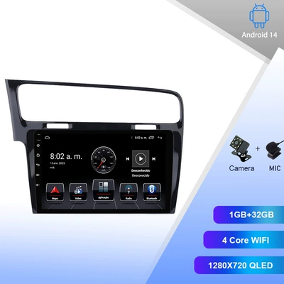 Suitable for 14-18 Volkswagen Golf 7 Android Large Screen Central Control Navigation Stereo Gps Reversing Image (DVD Navigation) - quad-core-1g32gb-wifi