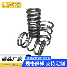 振动筛压缩弹簧定制给煤机矿筛钢簧大线径 不锈钢螺旋减震垫柱
