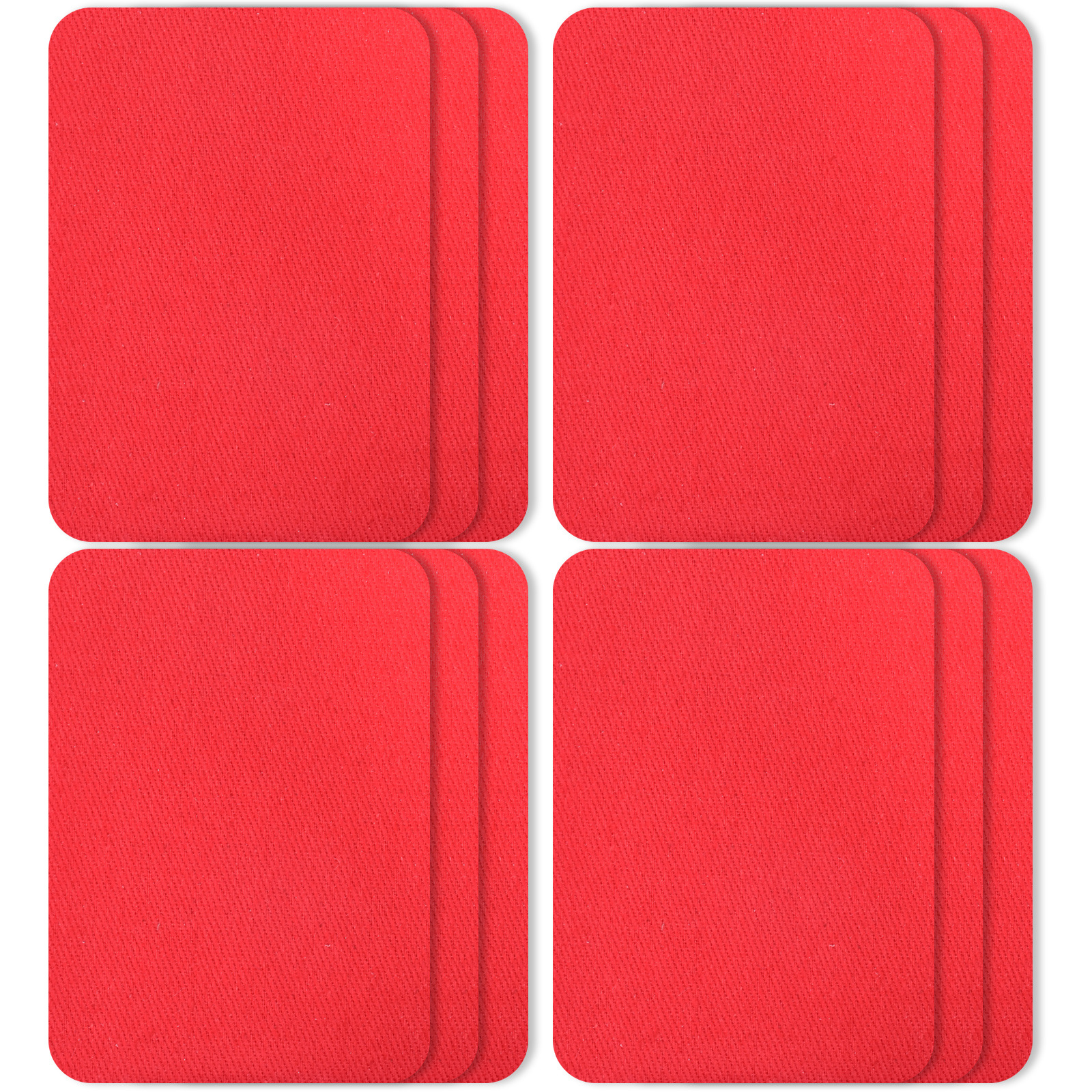 Parche de tela de algodón al por mayor parche de manga cuadrado parche de mezclilla camisa de suéter adhesivo de alta calidad parche de codo parche de rodilla