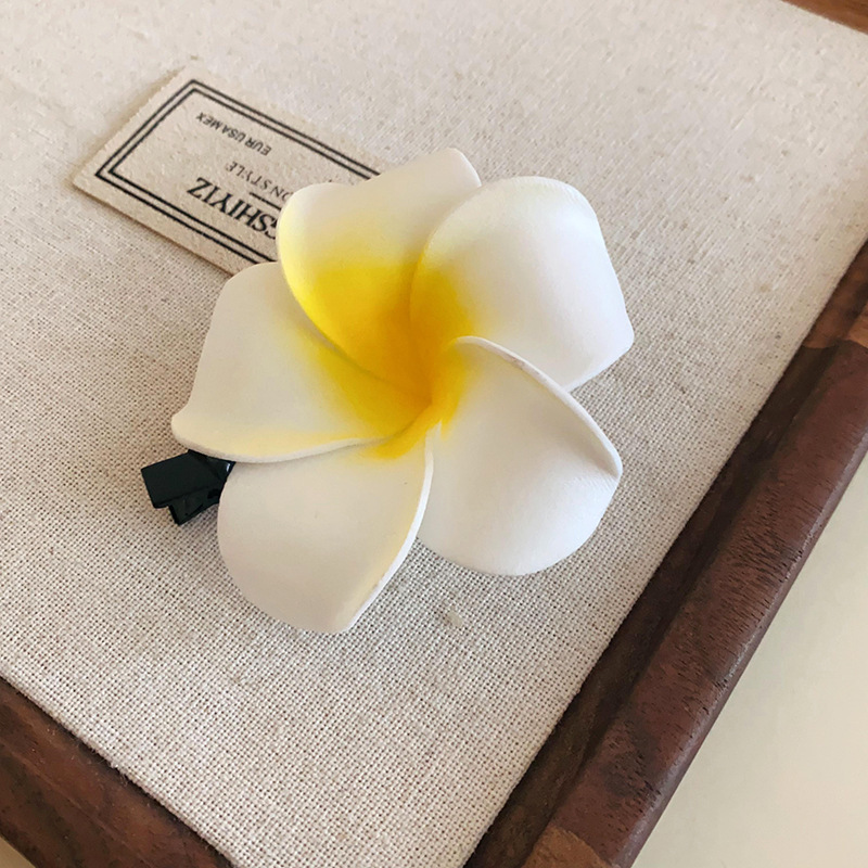 66#Duckbill clip-white-yellow-medium