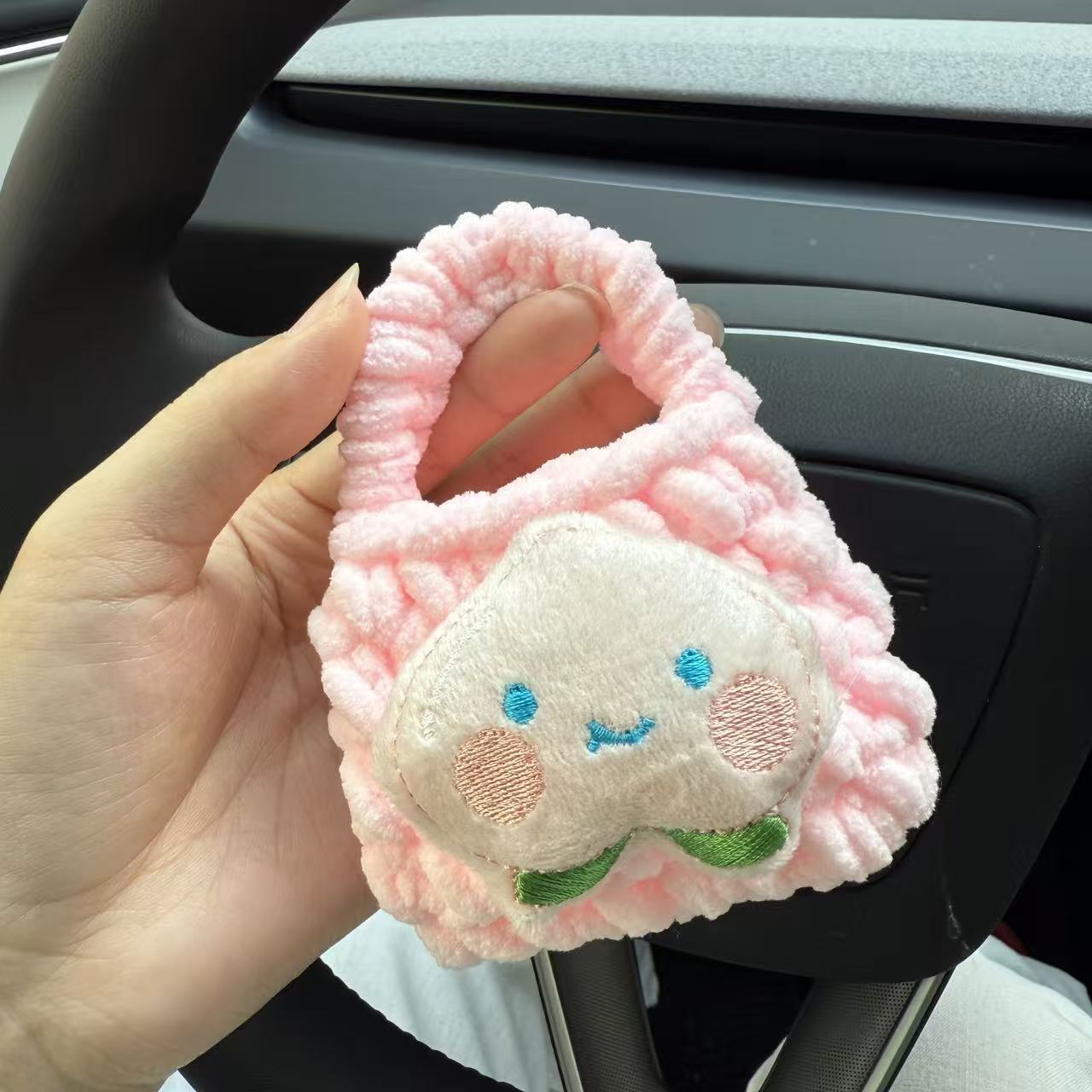 Сумка для наушников с сумкой для персикового порошка