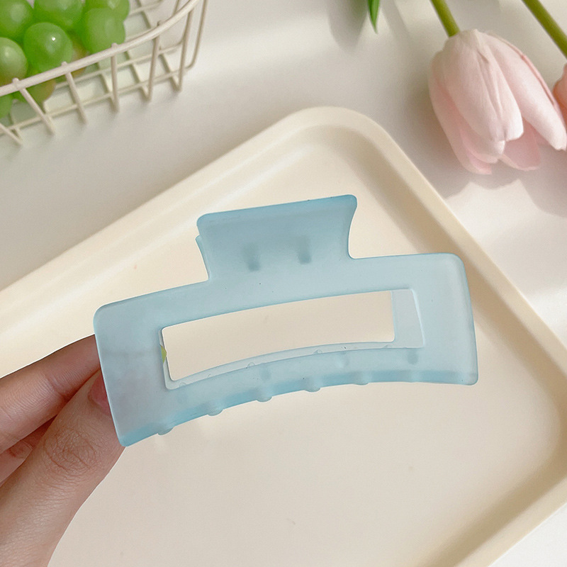 13cm Volumen de pelo clip de tiburón grande clip de pelo cuadrado de nuevo cabeza clip de pelo tocado updo clip de pelo chica