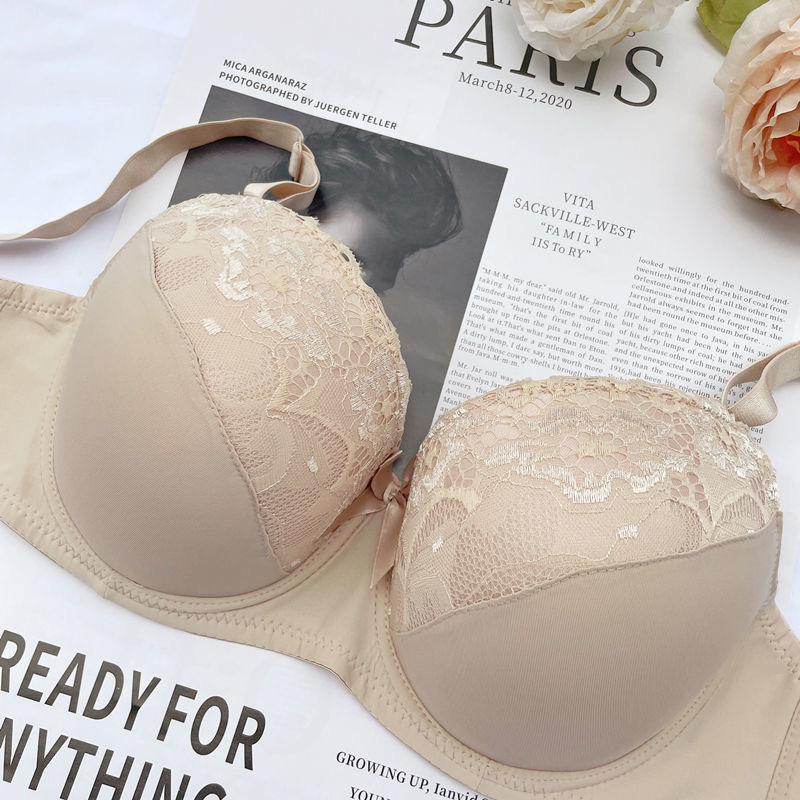 European and American sexy large size lace foreign trade bra thin cup 200kg fat MM gathered DE cup adjustable upper support underwear European and American sexy large size lace foreign trade bra thin cup 200kg fat MM gathered DE cup adjustable upper support underwear