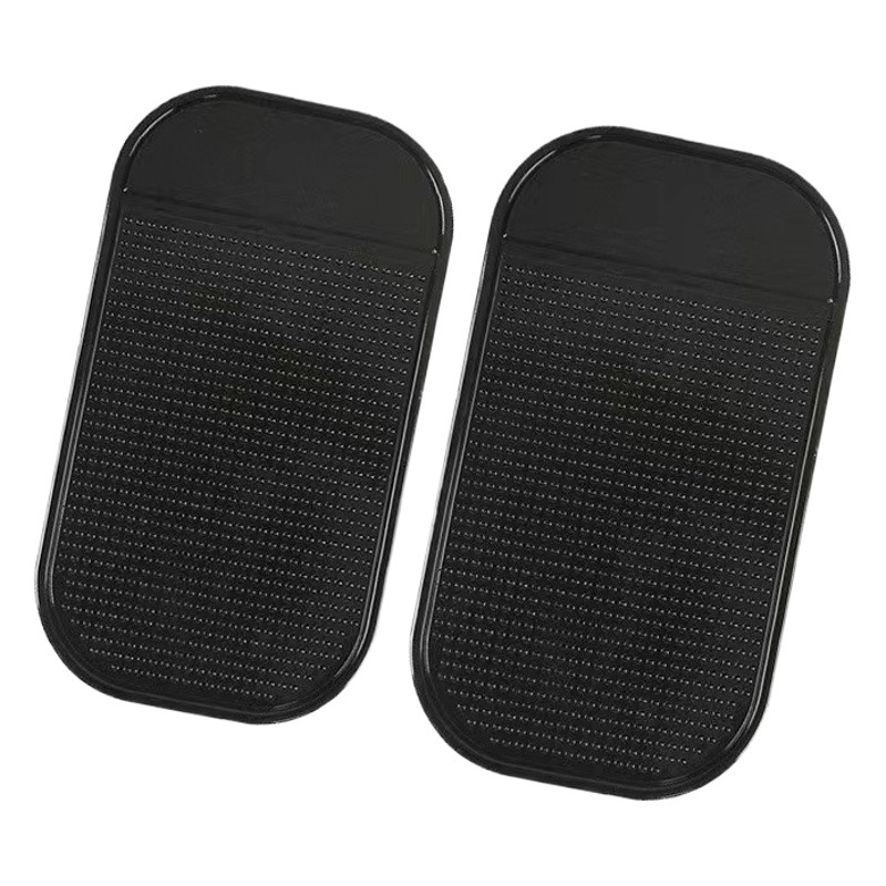 Car Interior Accessories Pu Anti-Slip Mat Wholesale, Traceless Removable Adhesive Phone Holder Mat in Stock for Car Use