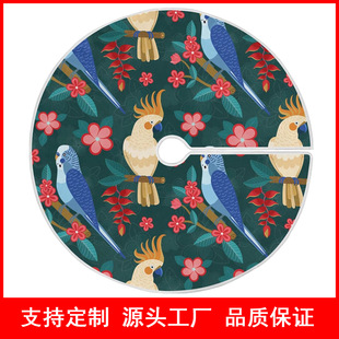 Amazon Christmas Tree Dress Digital Print Cartoon Christmas Tree Bottom Apron Christmas Decoration Holiday Party Props