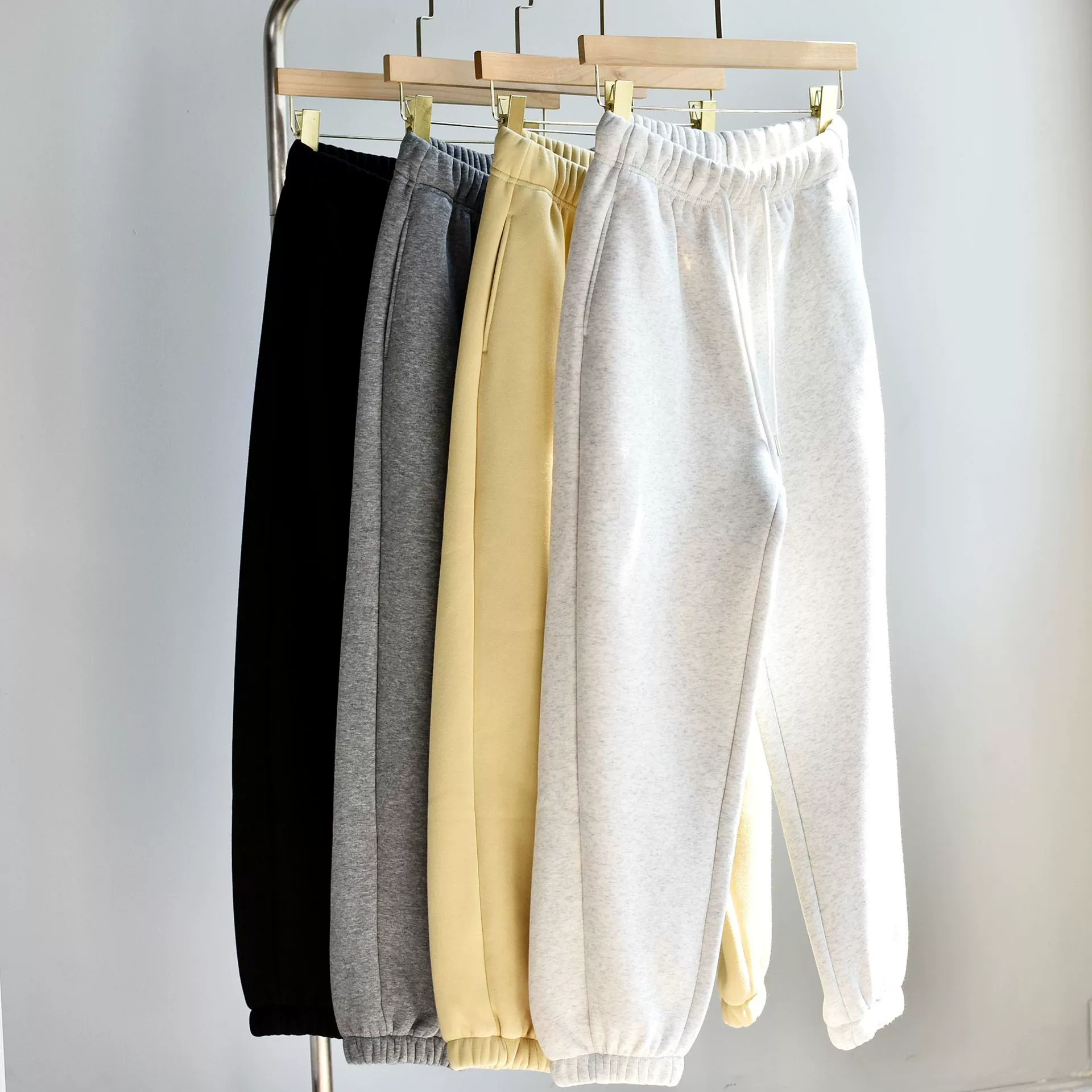 [Мужские и женские мастерские брюки] Зимняя мужская и женская одежда очень толстые бархатные повседневные свободные спортивные брюки повседневные брюки