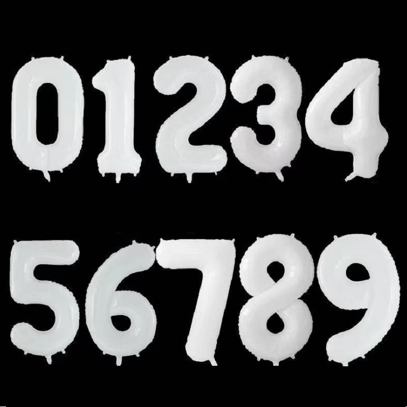 Amazon 40 pulgadas nosotros versión gran globo de aluminio digital embalaje independiente 100cm digital globo de papel de aluminio al por mayor