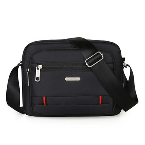 Canvas Small Crossbody Bag for Men, Japanese-Style Lightweight All-Match Casual Shoulder Backpack, Men's Mobile Phone Workwear Crossbody Bag