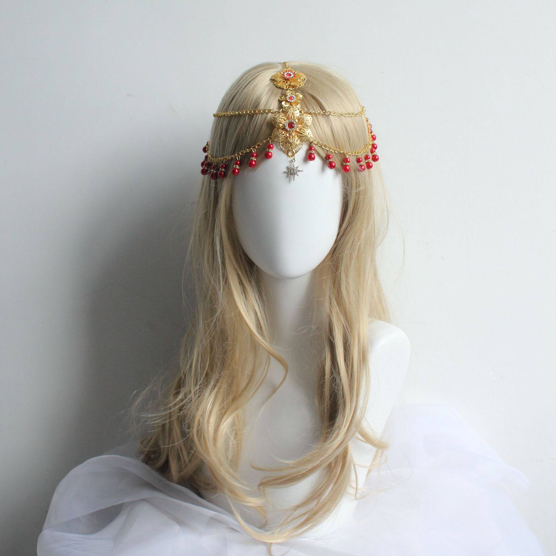 Diy Lolita oro y plata corona