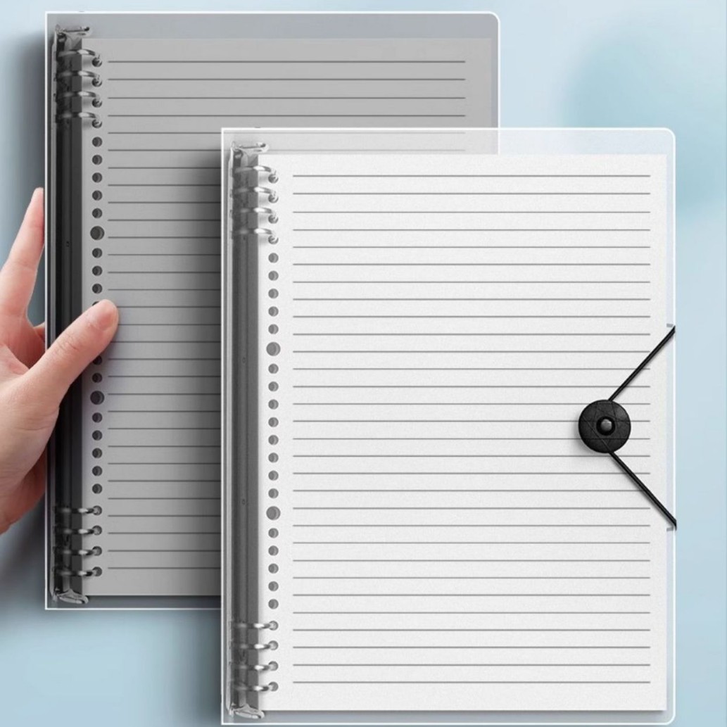 Cuaderno de hojas sueltas B5, cuaderno desmontable, cuadrículas para examen de ingreso a posgrado, notas A4A5, clip de carcasa engrosada