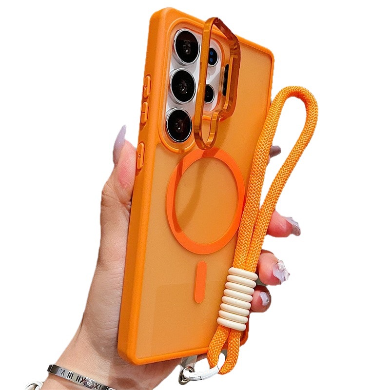 Funda Magnética con Soporte de Lente de PC con Protección Anti-caídas y Acabado Mate