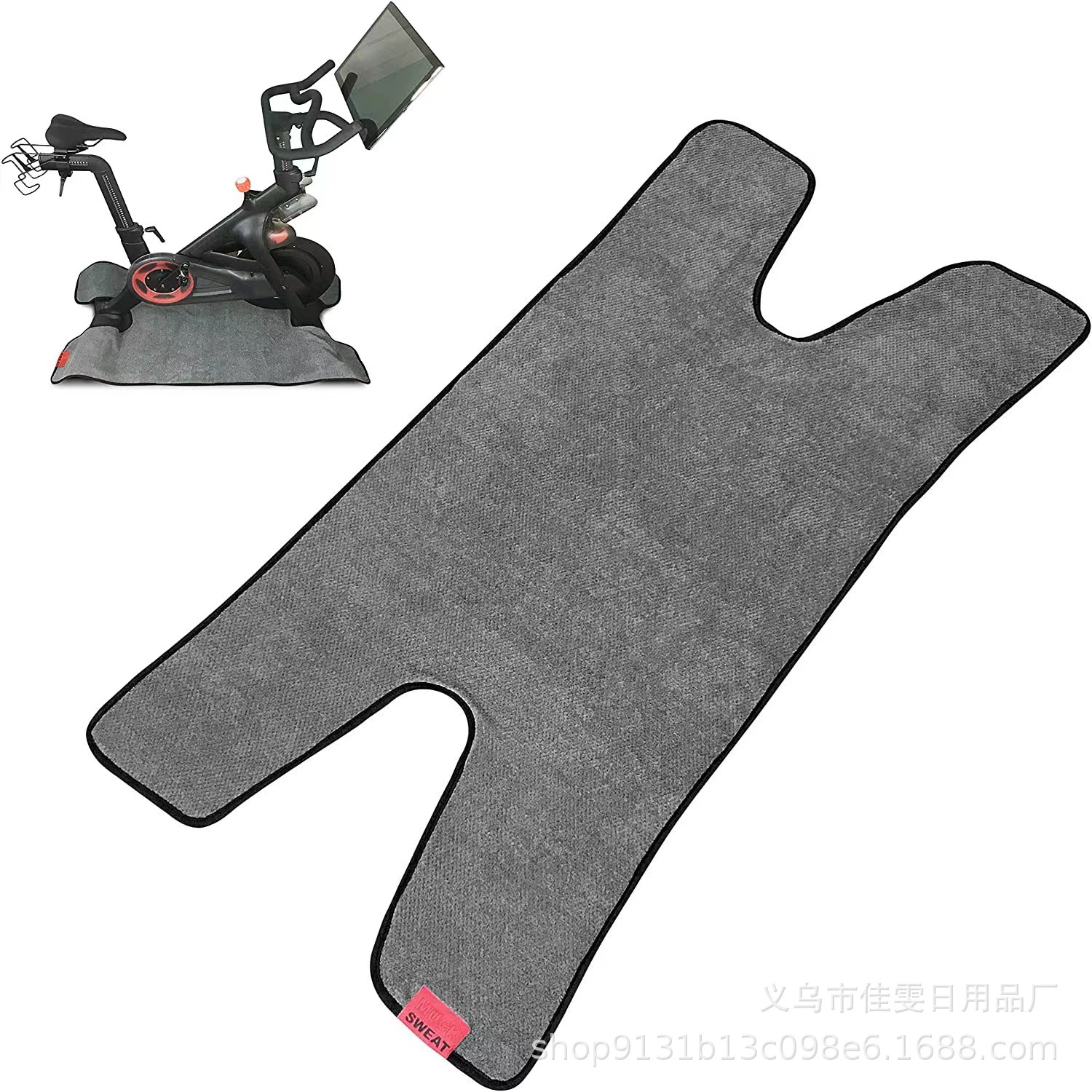 Фабрика прямой трансграничной фитнес-велосипед коврик пот коврик машинная стирка