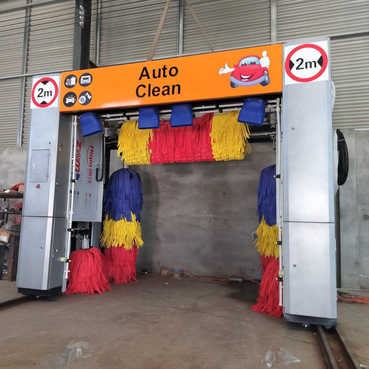 Estación de servicio de escaneo de código comercial equipo de lavado de coches computadora inteligente lavado de coches portal automático sala de lavado de coches recíproca