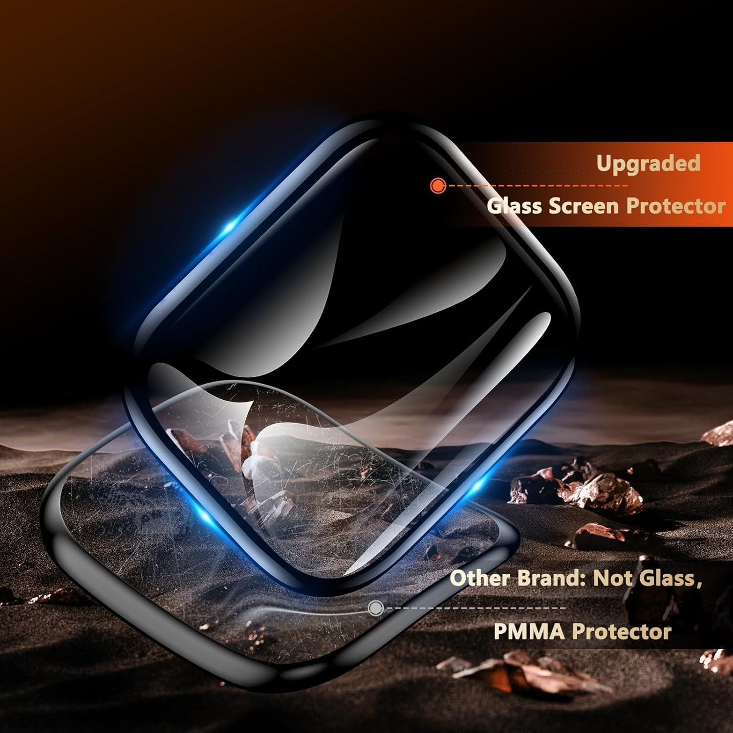 Aplicable para Apple Watch iwatchs11 curva 3D pegamento en caliente S10 vidrio SE polvo de segundo película endurecida