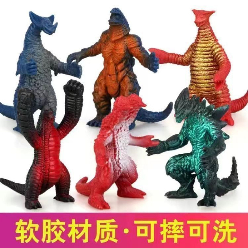 大型ソフトプラスチック人形ウルトラマンティガセロモンスター子供用ギャラクシースーパーマンゼータジェットおもちゃセット男性用|undefined