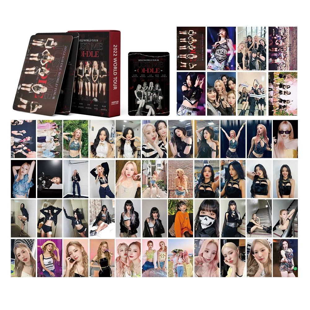 G-IDLE интегрированная карточка Тянь Сяоцзюань Сон Юйци Е Шухуа ломо карта [2] 55 фотографий вокруг альбома