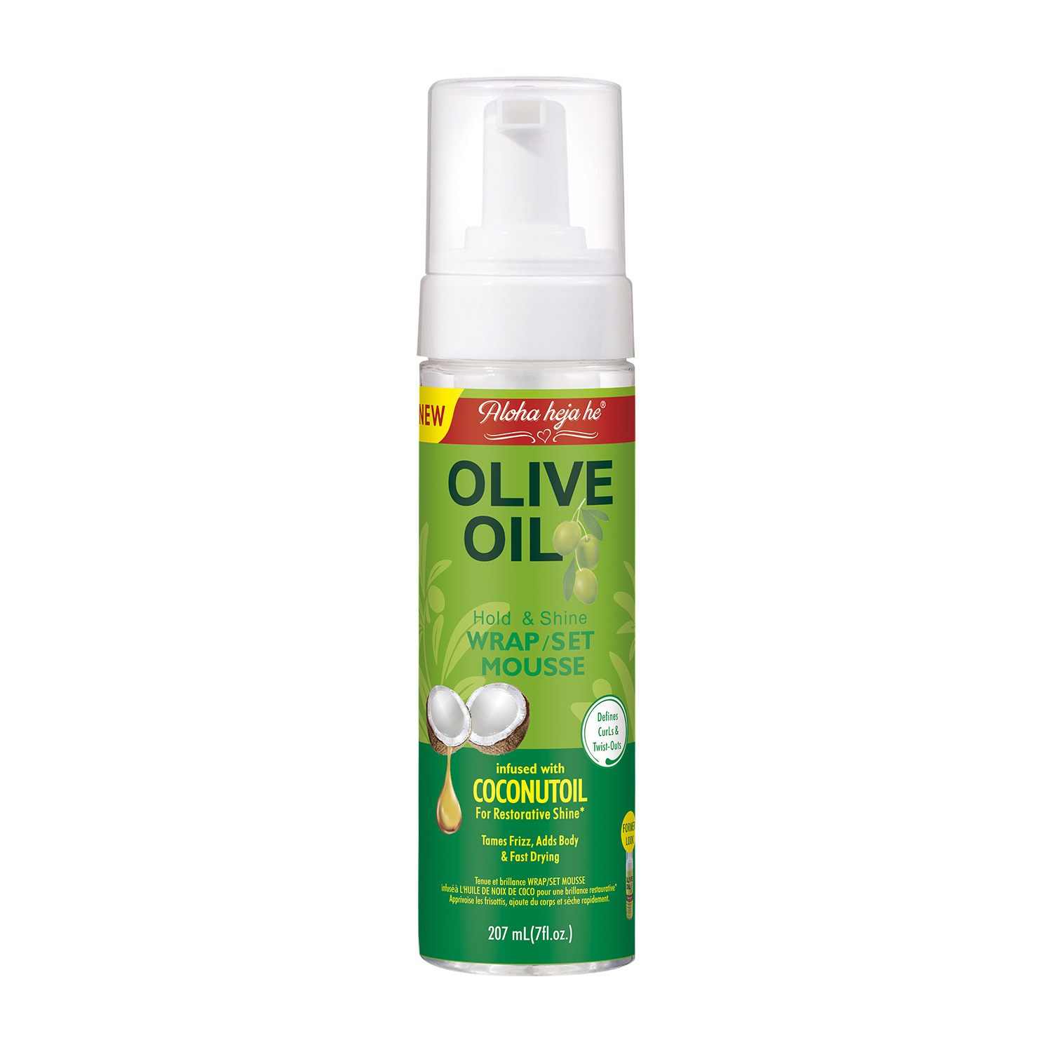 Coco transfronterizo modelado mousse espuma de oliva cera para el cabello rizado modelado cabello esponjoso espuma de cera mousse al por mayor
