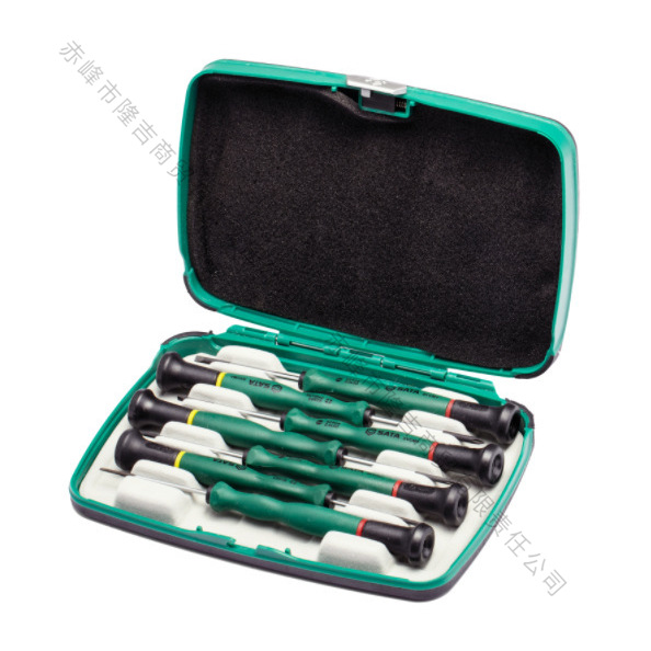 Sata/世达 7件一字、十字微型螺丝批组套 09314