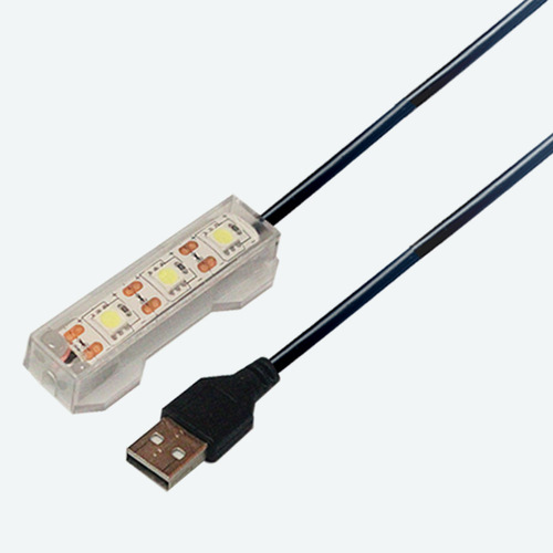 Use a split-type USB single-color light with a 5V low-voltage power supply for the second-generation medium and exquisite small aquariums.