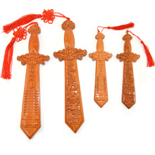 小板剑文昌塔金榜题名祥龙批发家中门后桃木剑挂件桃木一体木雕