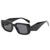 Square small retro sunglasses, brand glasses solar-powered, European style, internet celebrity