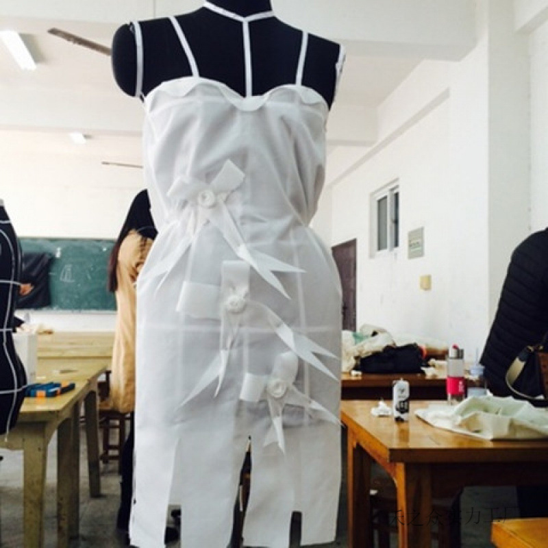 涤棉纯棉白坯布服装立裁画布制版扎染布的确良布扎染孝布白布