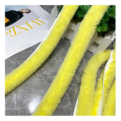 White Ferret Fur Strip Cape Hanfu Accessory Simulation Turkey Feather Strip Christmas DIY Tangzhuang Cape Plush Strip