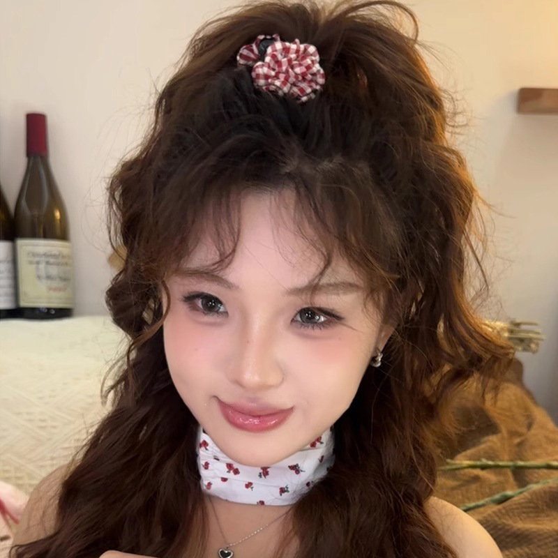 甜美小清新花朵发夹森系高级感刘海侧边夹海边氛围感拍照发饰头饰|undefined