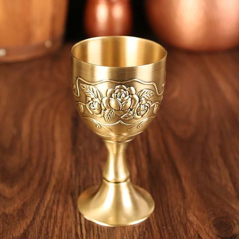 브론즈 로즈 와인 잔 [대형 100ml]