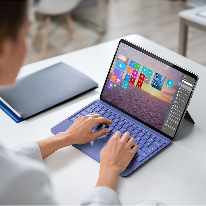 Suitable for Surfacepro12 Bluetooth Keyboard Pro8910 Colorful Backlight Touch Keyboard Surface Protective Cover