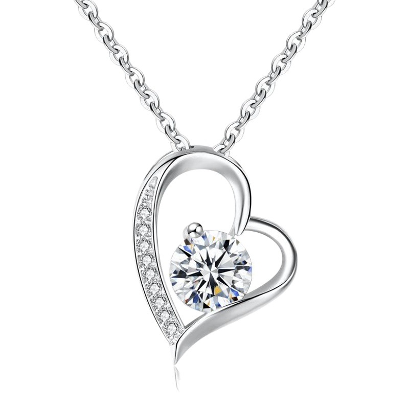 S925 plata esterlina amor collar femenino clavícula cadena popular Red ins simple frío estilo nicho regalo para los amigos