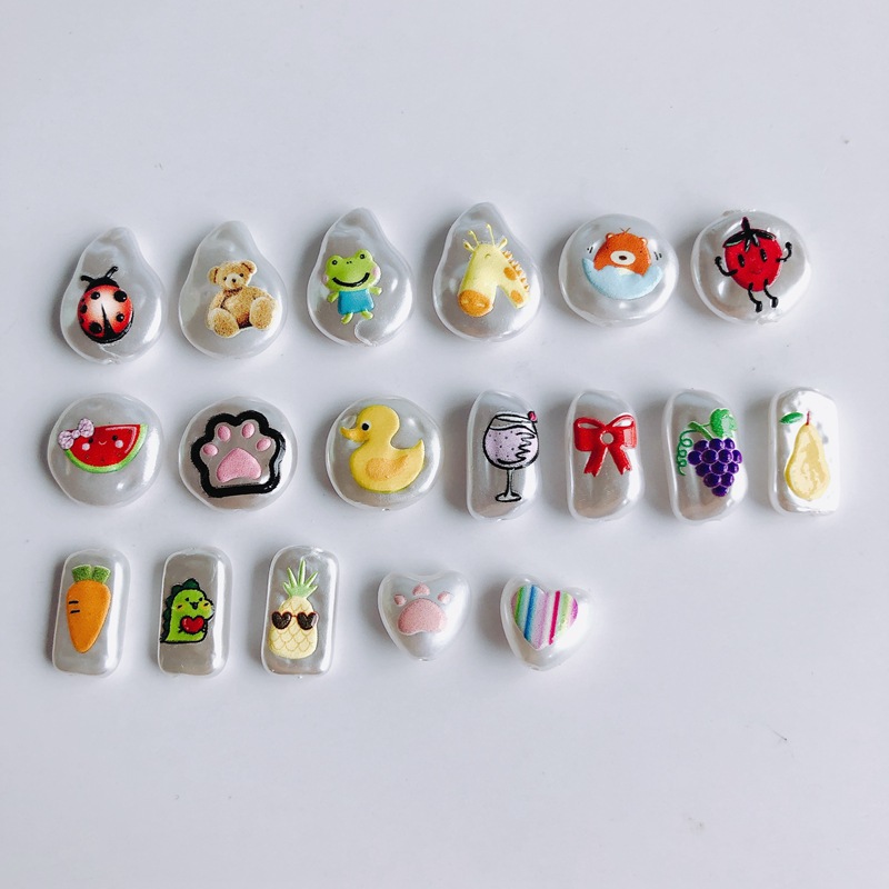6g Weight Beads Jewelry Making Type 20*15mm Jewelry Making Size Jewelry Accessories Classification Smooth Embellishment 10 PCS/Package Quantity Acrylic Material Animal, Cartoon, Fruit Pattern All Seasons Season Cute Style 10 PCS/Package 20*15mm Acrylic Animal Cartoon Fruit Beads Jewelry Accessories 3