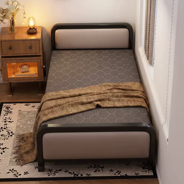 Foldable single bed that can be used for long-term sleeping, dual-purpose sofa bed, 2026 new model, temporary bed for small living rooms