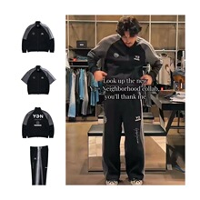 NBHD x Y-3山本耀司 联名款 三条杠休闲运动外套卫裤 套装 男女款