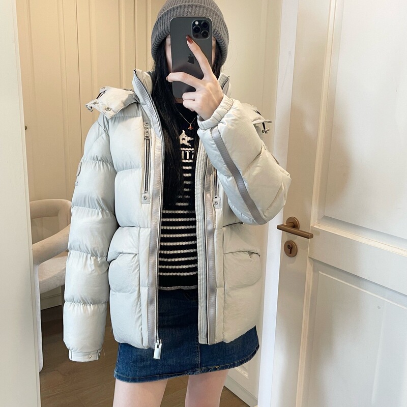 High Version m Brand Alyx 1017 Collaboration with Song Qian Same Style down Jacket for Men and Women, Hooded Puffer Jacket Couple Coat