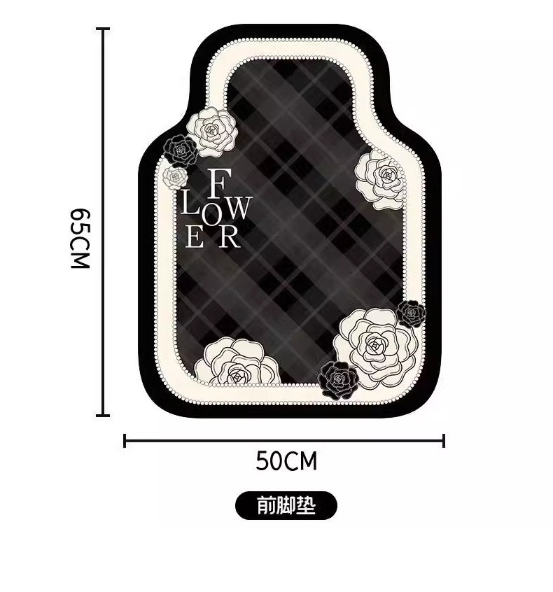 New Car Floor Mats, Universal Driver's Seat Mats, Non-Slip Foot Mats, Easy to Clean, Anti-Dirt, Anti-Slip, and Wear-Resistant