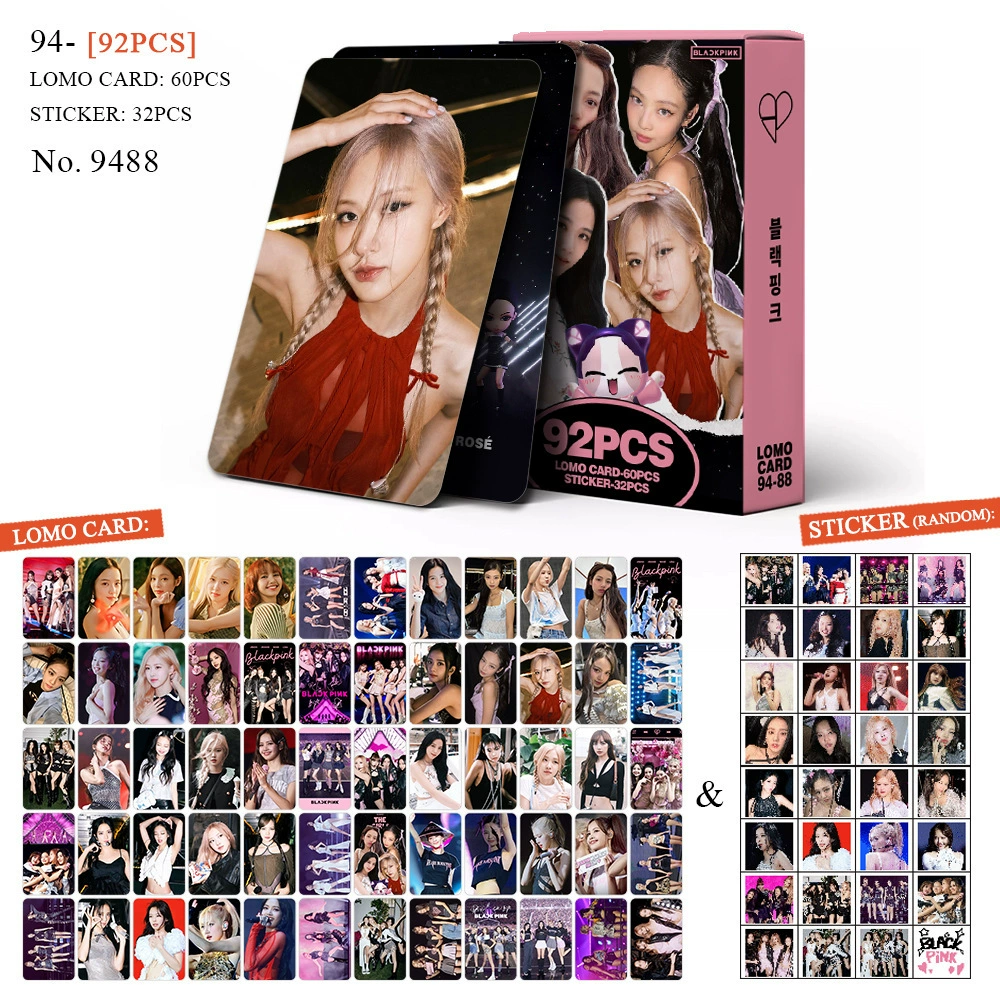 Набор 92 карточки с фото, BTS BPSKTWICE, двусторонние LOMO-карточки, фабричная печать