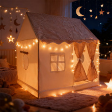 室内儿童帐篷游戏屋可折叠玩具屋ins北欧女孩城堡男孩可睡觉蚊帐