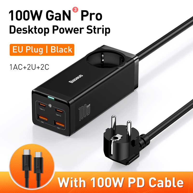 Baseus 100W GaN 充電器デスクトップラップトップ充電器デスクトップ EU 充電器|undefined
