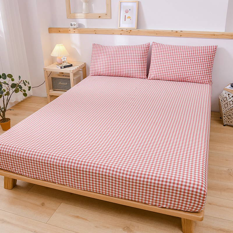 2024 nueva clase A de algodón teñido en hilo de algodón lavado funda de almohada para estudiantes