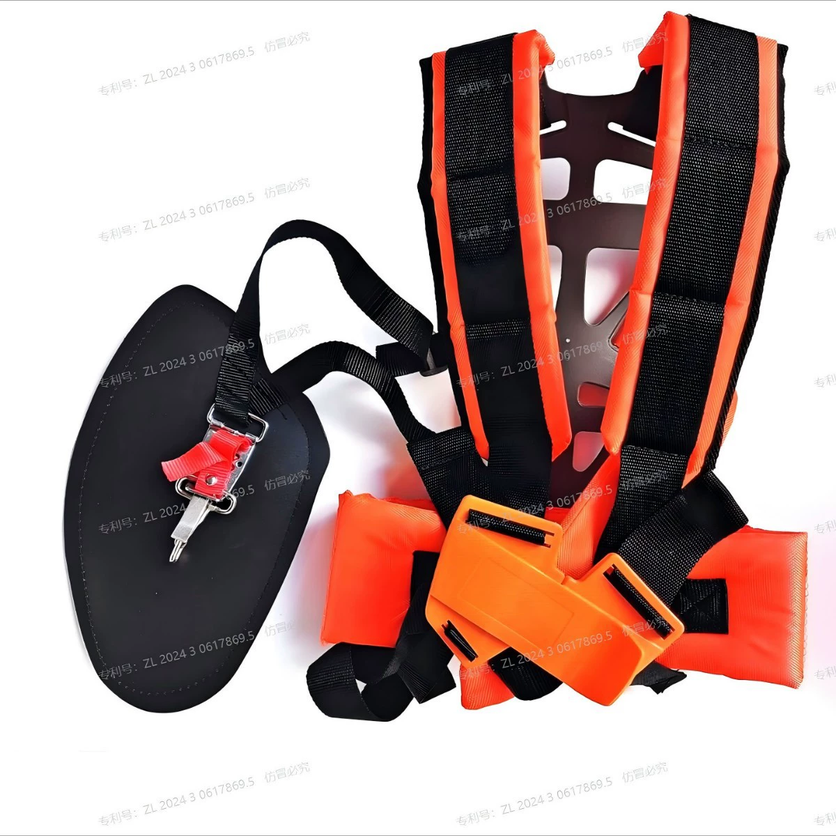 Ремешок для газонокосилки с прямыми поставками с высоким плечом и мягкой подушкой, связанный поясным ремнем, удобные и трудосберегающие аксессуары для газонокосилок